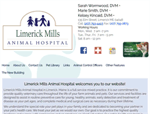 Tablet Screenshot of limerickmillsvet.com